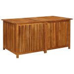 Garden Storage Box 150x80x75 cm Solid Acacia Wood