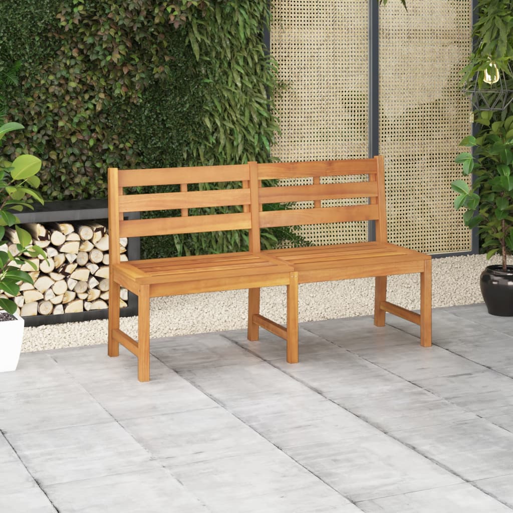 Garden Bench 150 cm Solid Teak Wood