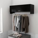 Wardrobe Black 100×32.5×35 cm Engineered Wood