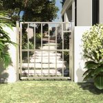 Garden Gate 100×100 cm Stainless Steel