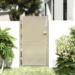 Garden Gate 100×180 cm Stainless Steel