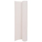 Double-Sided Garden Fence 110×300 cm White