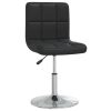 Dining Chair Black Faux Leather