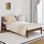 Day Bed Solid Wood Pine 90×200 cm Honey Brown