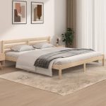 Bed Frame Solid Wood Pine 180×200 cm Super King Size