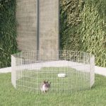 10-Panel Rabbit Cage 54×60 cm Galvanised Iron