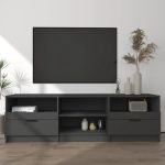 TV Cabinet Black 150×33.5×45 cm Engineered Wood