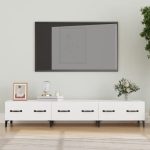 TV Cabinet White 150×34,5×30 cm Engineered Wood