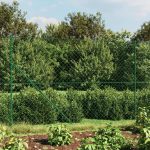 Chain Link Fence with Spike Anchors Green 1.4×25 m